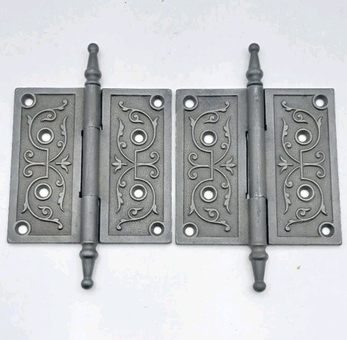 Antique ornate hinges - ornate, eastlake